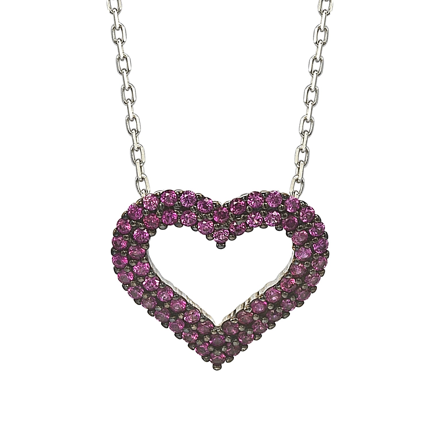 LE VIAN RED ENAMEL AND DIAMOND HEART PENDANT/CHAIN CONTAINING: 9 ROUND  DIAMONDS; .18CTW; 14KY CHAIN INCLUDED - 08273L68